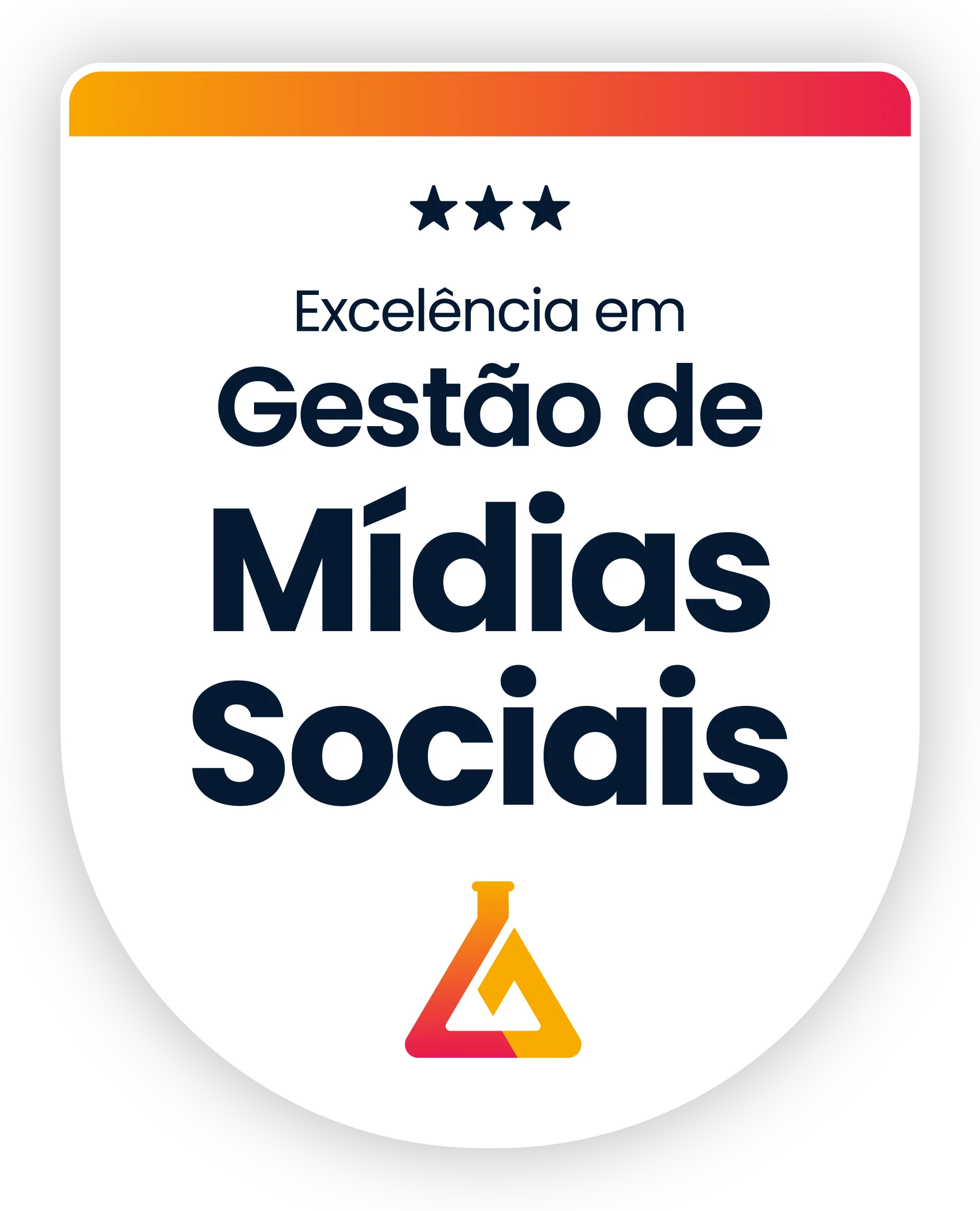 Selo de excelência em gestão de mídias sociais